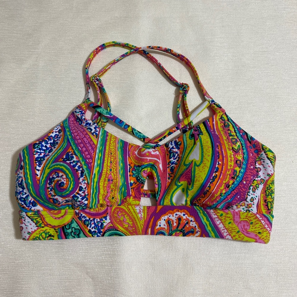 TRINA TURK Recreation Yoga Sports Bra Women's Size S